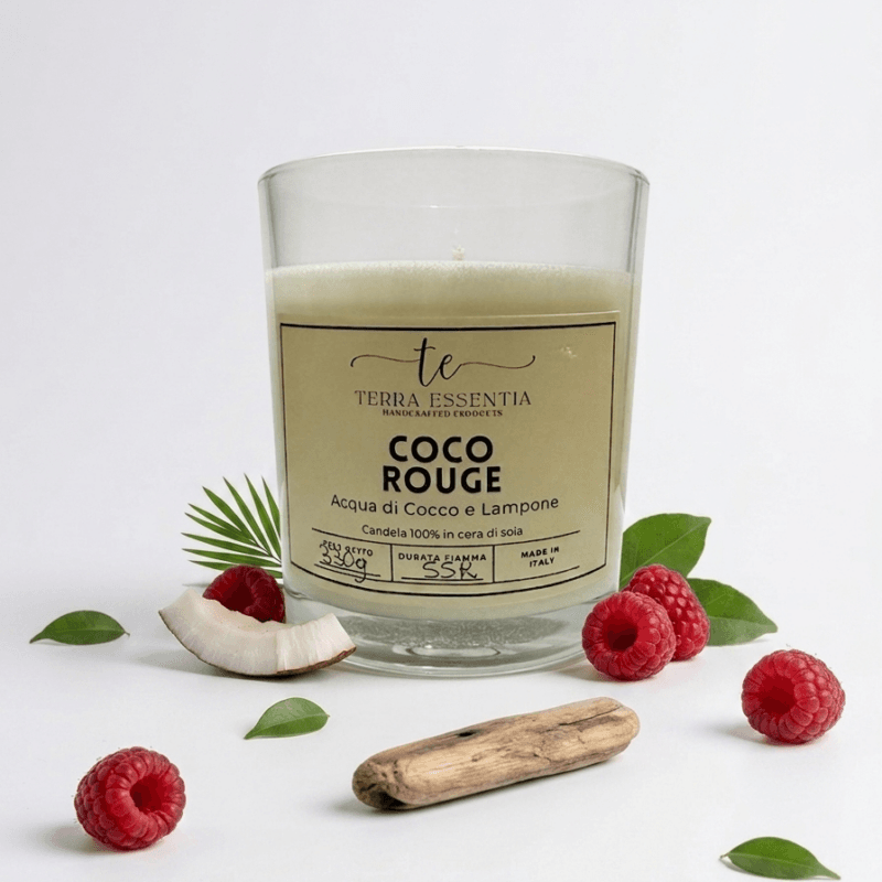 candela al cocco e lampone - 330g