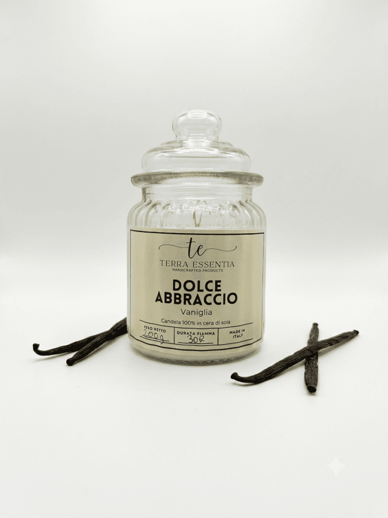 candela alla vaniglia - Dolce Abbraccio 200g