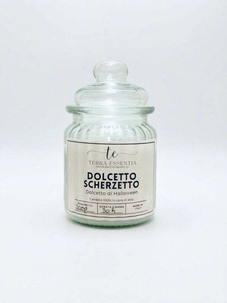 Dolcetto Scherzetto – Candela Profumata di Halloween in Cera di Soia - immagine 3