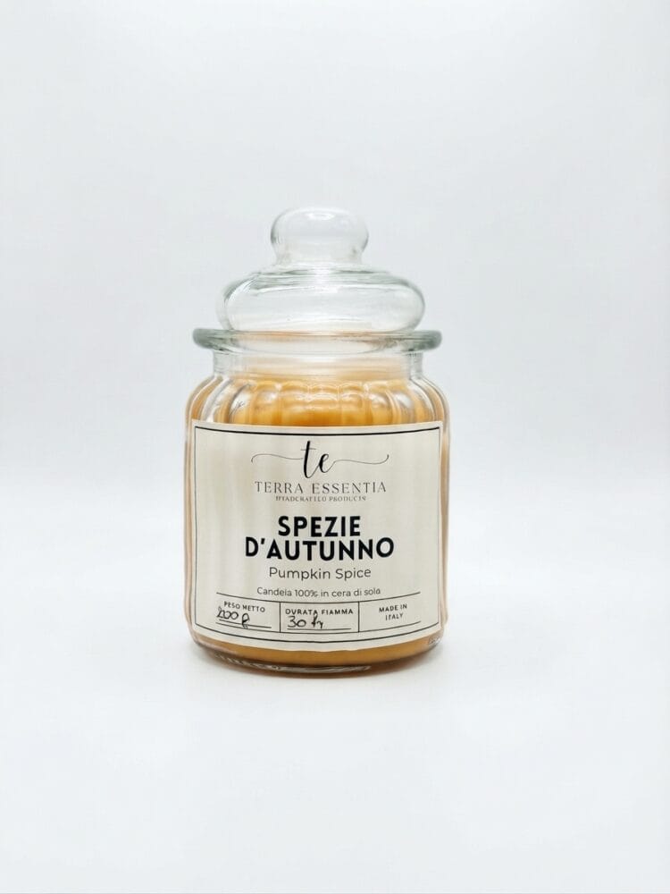 Spezie d'Autunno – Candela Profumata Pumpkin Spice in Cera di Soia - immagine 2